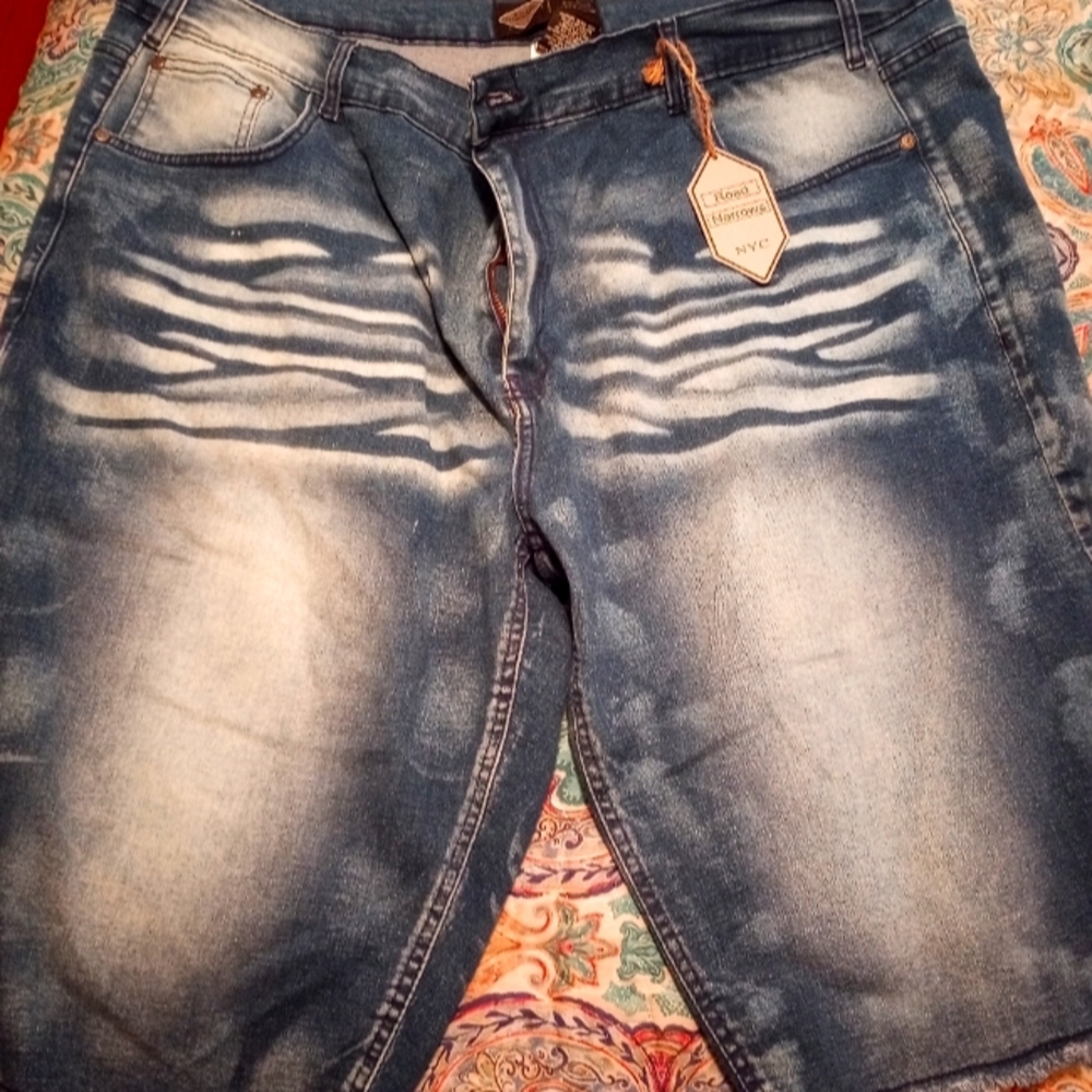 Men's jean shorts